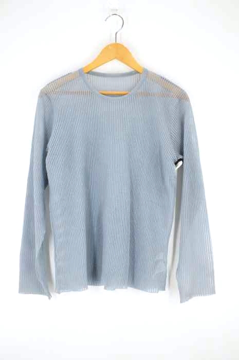 Ray BEAMS(レイビームス) 21SS シアー リブ クルーネック ニット レディース トップス ニット・セーター