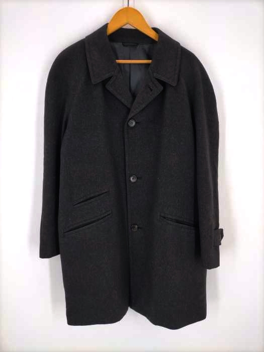 Ermenegild Zegna(エルメネジルドゼニア) カシミヤ100％ ステンカラーコート メンズ import：L import：L