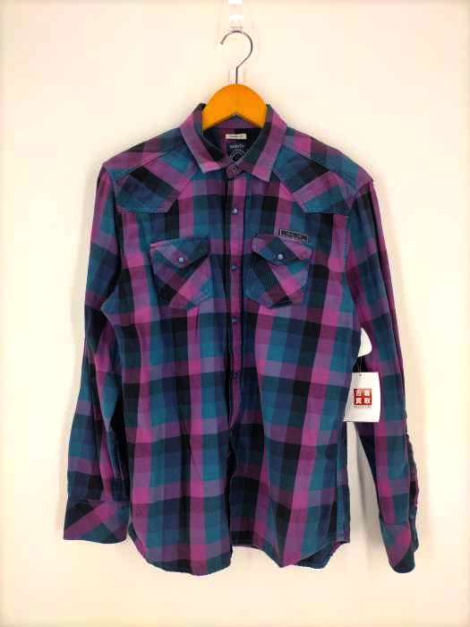 DIESEL(ディーゼル) チェック柄ウエスタンシャツ メンズ import：S import：S