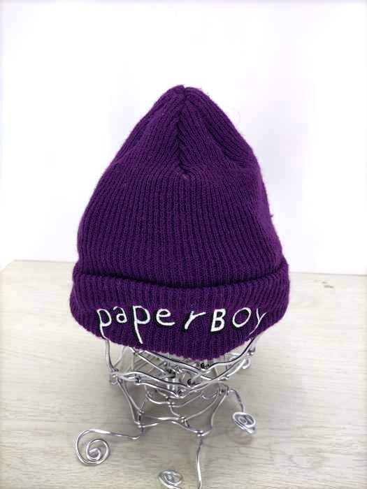 BEAMS（ビームス） Paperboy 刺繍ニットビーニー メンズ 帽子 キャップ
