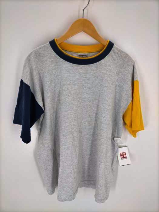 USED古着（ユーズドフルギ） old 20/20 sport usa製 切替霜降りクルーネックTシャツ メンズ トップス Tシャツ・カットソー