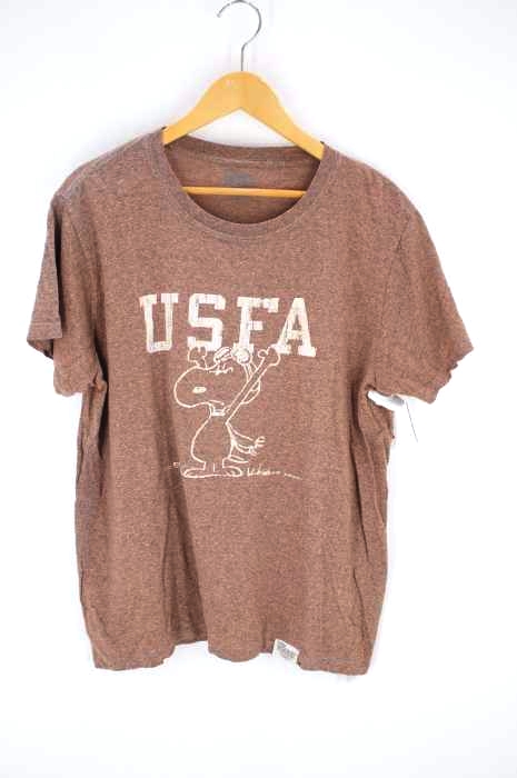 Laundry(ランドリー) USFA キャラクタープリント霜降りTシャツ メンズ JPN：M JPN：M