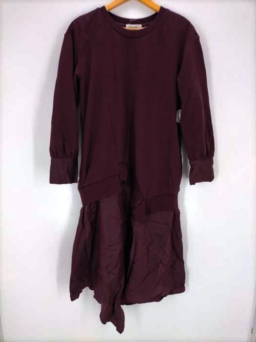 ズッカ ZUCCa 20AW スイッチング裏毛ワンピース レディース JPN：M JPN：M