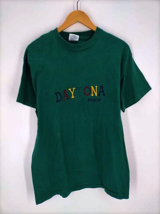 Hanes(ヘインズ) 90S USA製 DAYTONA BEACH 刺繍半袖Tシャツ メンズ JPN:M JPN:M