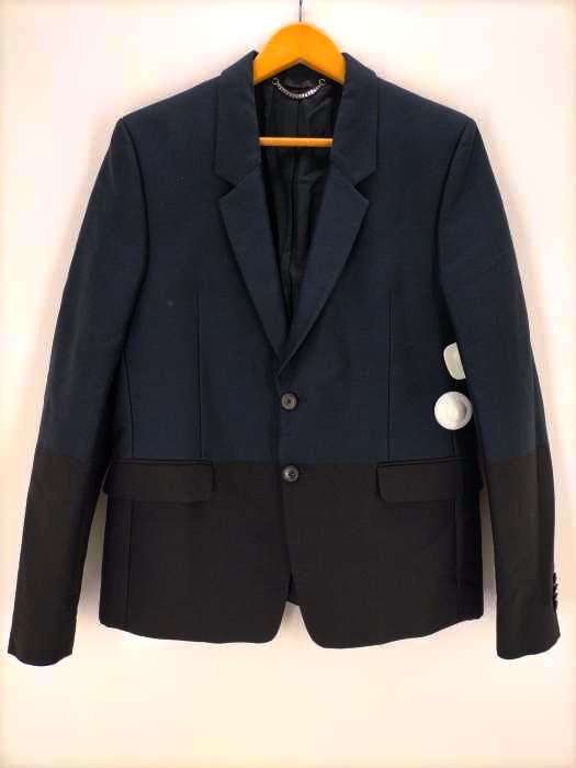 DIESEL BLACK GOLD(ディーゼルブラックゴールド) 切替シングルテーラードジャケット メンズ JPN:50
