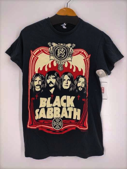 DELTA(デルタ) 2013 Black Sabbath Red Flames Authentic Rock TShirt メンズ JPN:S JPN:S