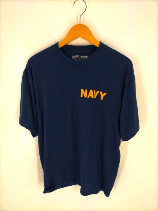 SOF FE(ソフィー) NAVY プリントTシャツ メンズ import：L import：L