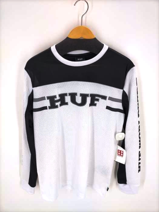 HUF(ハフ) ロゴプリント メッシュロングスリーブカットソー メンズ JPN：S JPN：S