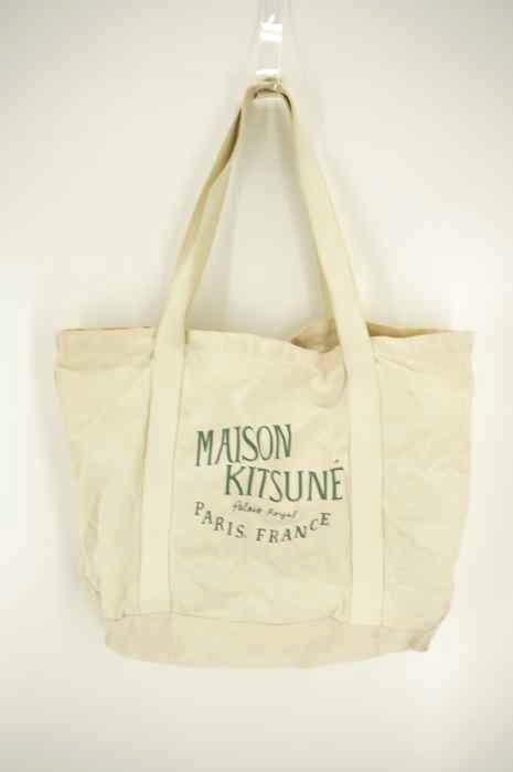 MAISON KITSUNE（メゾンキツネ） ロゴプリントトートバッグ レディース バッグ トート