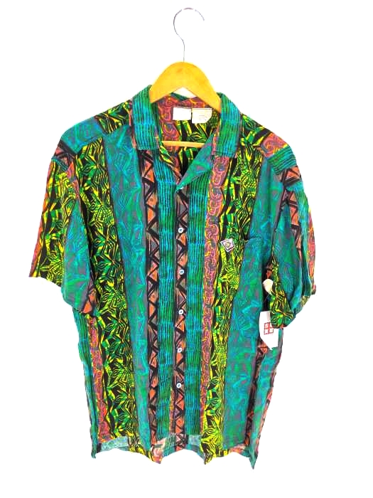 OP ocean pacific(オーシャンパシフィック) 90S 総柄レーヨンシャツ メンズ import：M import：M