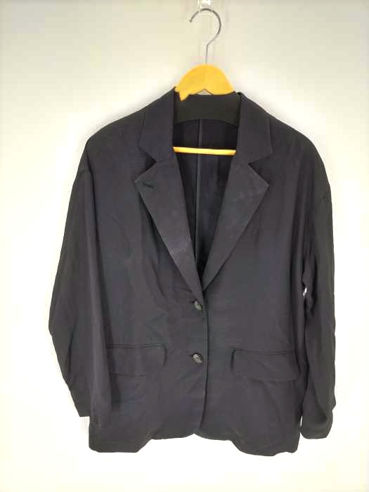 クラネ CLANE 20SS シャドウチェックテーラードジャケット SHADOW CHECK TAILORED JACKET BLACK レディース JPN:2 JPN:2