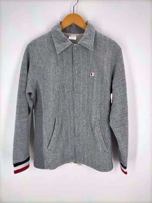 Champion（チャンピオン） reverse weave 目つきスナップボタン霜降りスウェットコーチジャケット メンズ アウター ジャケット
