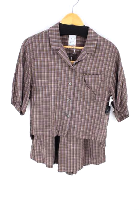 Name.(ネーム) 別注 ドロスト チェック ショートパンツ レディース ONE SIZE ONE SIZE