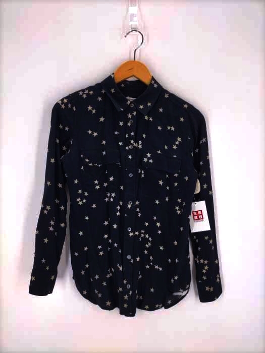 EQUIPMENT FEMME(エキプモンフェム) スター総柄 シルクシャツ レディース import:XS import:XS