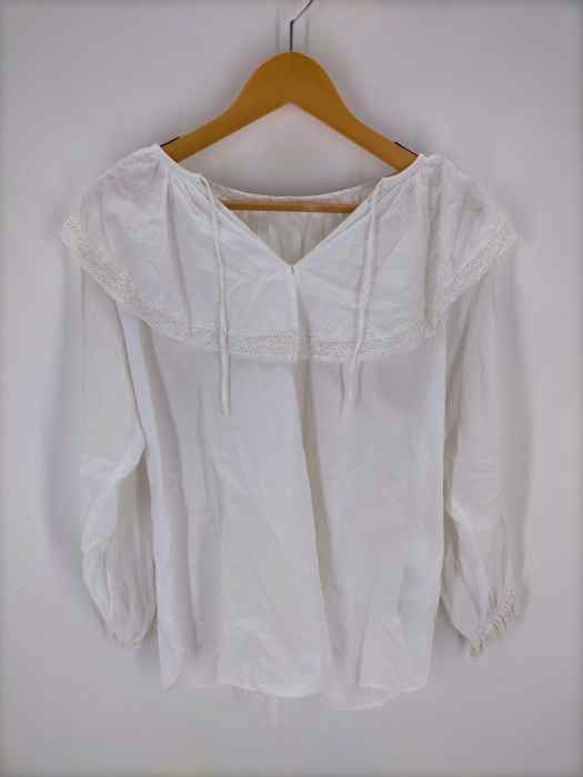 SIMPLECITE(シンプリシテェ) 21SS ラッフルカラーブラウス レディース トップス シャツ・ブラウス
