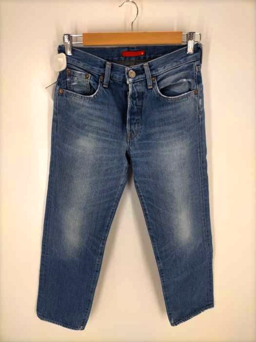 RED CARD(レッドカード) USED加工 コットン ストレート デニムパンツ レディース パンツ デニム