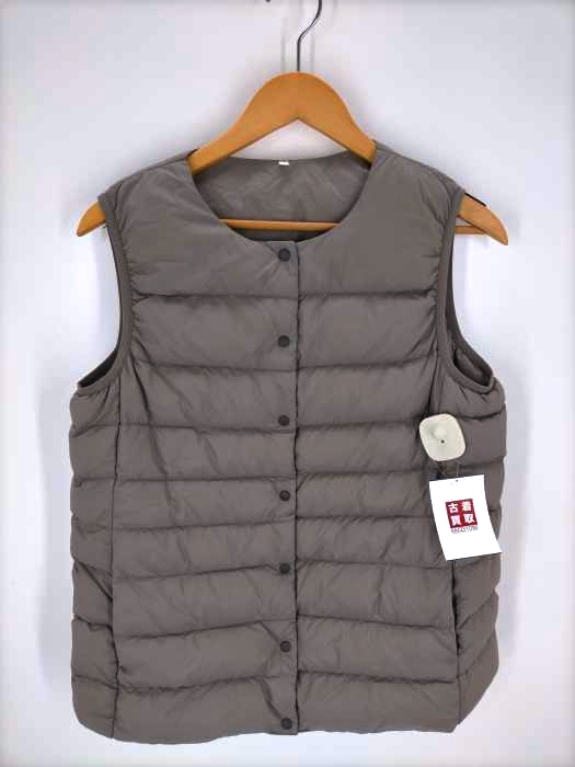 無印良品(ムジルシリョウヒン) 軽量ポケッタブルダウンベスト レディース JPN:XL JPN:XL