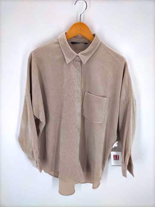 ZARA BASIC(ザラベーシック) コーデュロイボタンシャツ レディース JPN：L JPN：L
