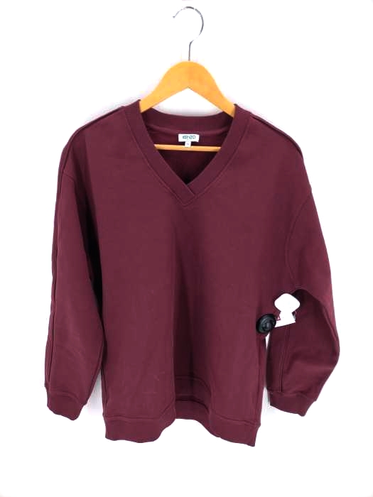 ケンゾー KENZO バックロゴ Vネックトレーナー メンズ JPN：M JPN：M