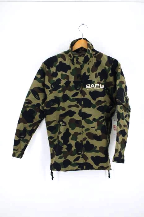 A BATHING APE（アベイシングエイプ） 1stサル迷彩柄ナイロンジャケット メンズ アウター ジャケット