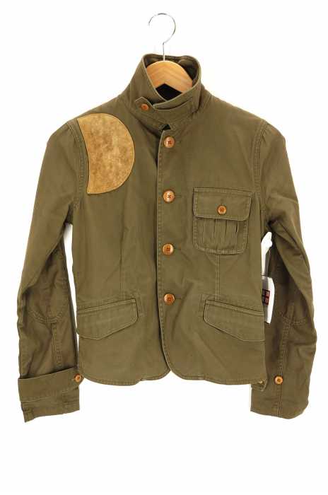RALPH LAUREN （ラルフローレン） レザーパッチミリタリージャケット レディース アウター ジャケット