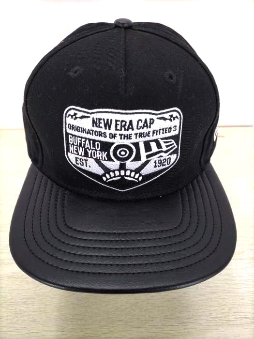 NEW ERA（ニューエラ） PUレザー切替 6パネルキャップ メンズ 帽子 キャップ