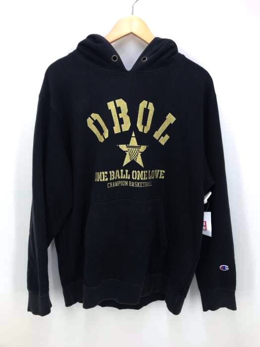 Champion(チャンピオン) OBOL プリント プルオーバーパーカー メンズ トップス パーカー