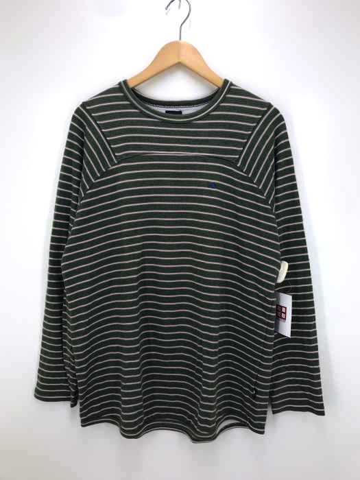 NEXD クルーネック ボーダーカットソー 長袖ロングスリーブ メンズ JPN：L JPN：L