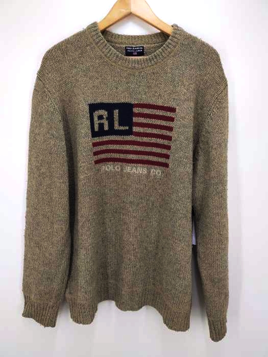 RALPH LAUREN POLO JEANS（ラルフローレン ポロジーンズ） 星条旗 ニット メンズ トップス ニット・セーター