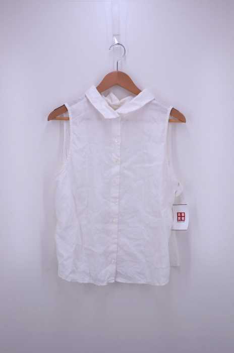 nest Robe （ネストローブ） ノースリーブバックギャザーリネンシャツ レディース トップス シャツ・ブラウス