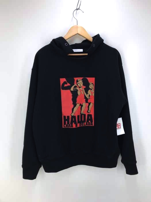 デラダ DELADA プリントプルオーバーパーカー メンズ import：M import：M
