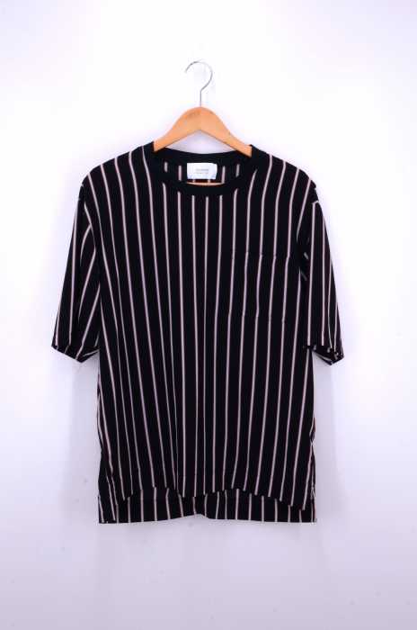 STUDIOUS（ステュディオス） ストライプクルーネックプルオーバーTシャツ メンズ トップス Tシャツ・カットソー