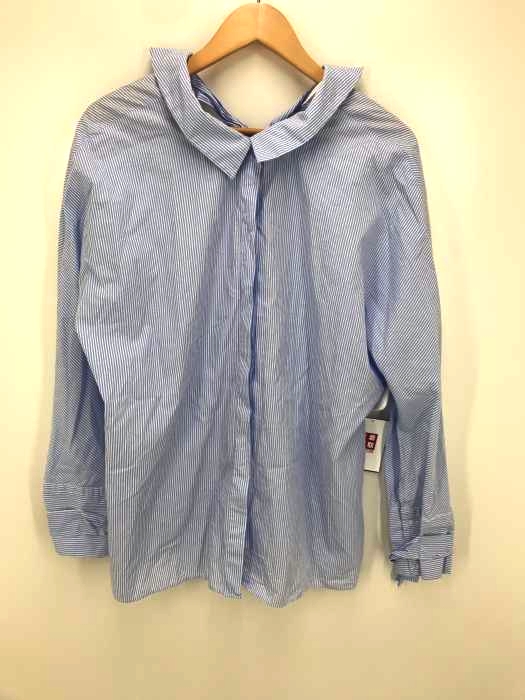 ZARA(ザラ) ストライプ抜き襟ブラウス レディース JPN:S JPN:S