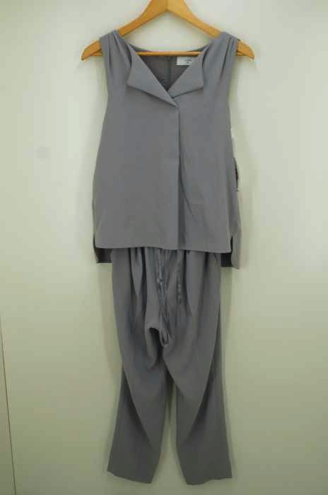 SLOBE IENA(スローブイエナ) スキッパーノースリーブ オールインワン レディース 36