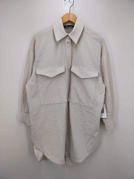 ZARA（ザラ） オーバーサイズ スナップボタンシャツ レディース トップス シャツ・ブラウス