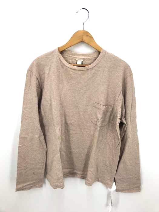 YAECA STOCK(ヤエカストック) 丸胴 CREW NECK POCKET LS TEE メンズ トップス Tシャツ・カットソー