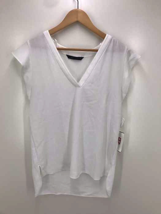 ZARA WOMAN(ザラ ウーマン) S/S Vネック プルオーバーブラウス レディース JPN:M JPN:M