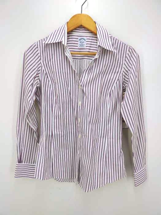 BROOKS BROTHERS(ブルックスブラザーズ) ストライプ スキッパーシャツ レディース  2