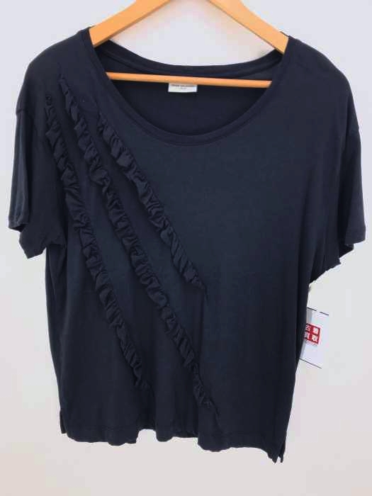 DRIES VAN NOTEN（ドリスヴァンノッテン） フリル 半袖 カットソー レディース トップス Tシャツ・カットソー