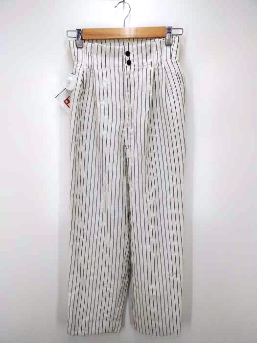spick&span(スピックアンドスパン) ストライプ ウエストタックフリルパンツ レディース JPN：36 JPN：36