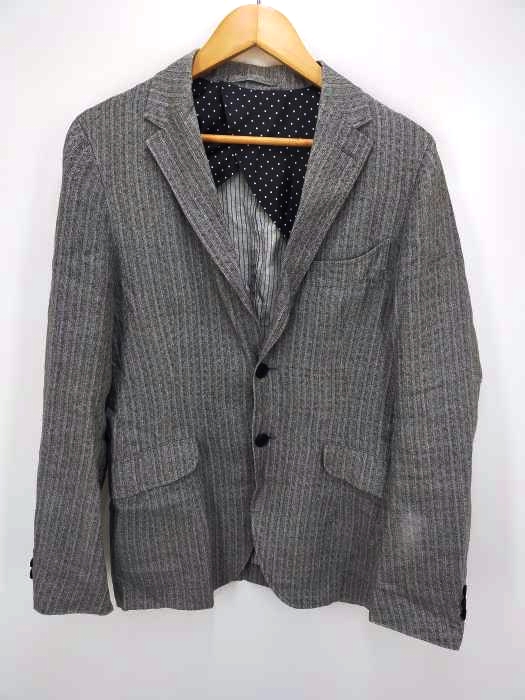 RING JACKET(リングジャケット) ヘリンボーン リネン 2B テーラードジャケット メンズ アウター ジャケット