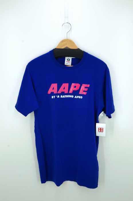 AAPE BY A BATHING APE（エーエイプバイアベイシングエイプ） 18SS Logo-print cotton-jersey T-shirt レディース トップス Tシャツ・カットソー