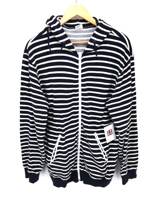 Champion（チャンピオン） ボーダージップアップ パーカー メンズ トップス パーカー