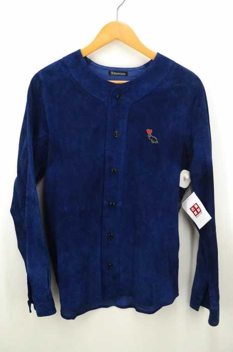 BOHEMIANS(ボヘミアンズ) 別注SUEDE BASEBALL SHIRTS メンズ トップス カジュアルシャツ