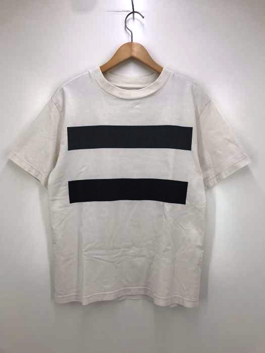 MHL.(エムエイチエル) BLOCK PRINT DRY COTTON JERSEY 半袖Tシャツ メンズ  JPN：M
