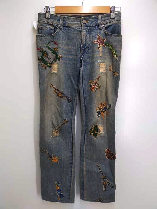 Epoca(エポカ) distressed Patchwork Denim レディース JPN：40 JPN：40