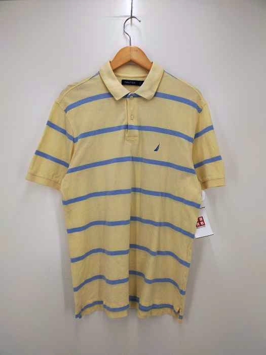 NAUTICA(ノーティカ) ボーダー半袖ポロシャツ メンズ JPN:M JPN:M