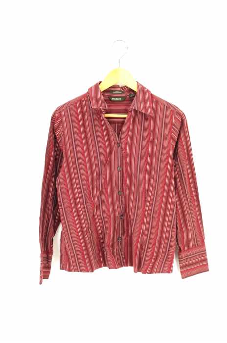 Eddie Bauer(エディーバウアー) ストライプ柄 長袖シャツ レディース import：M import：M