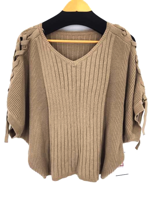 AZUL by moussy(アズールバイマウジー) 2WAY SHOULDER LACE-UP KNIT レディース トップス ニット・セーター