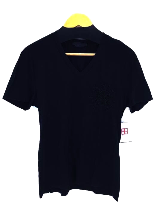 Alexander McQueen(アレキサンダーマックイーン) 花柄装飾 VネックTシャツ レディース JPN：S JPN：S